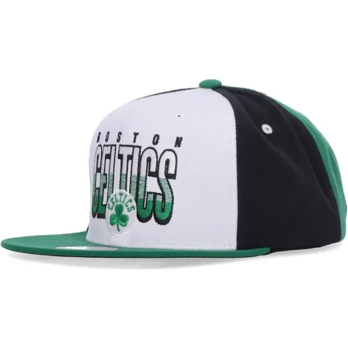 Boston Celtics Snapback Kappe Weiß/Grün - Mitchell & Ness - Modalova