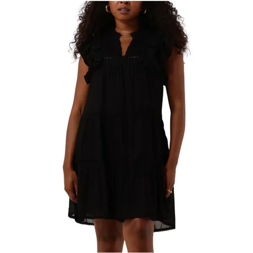 Stilvolles Voile Kleid , Damen, Größe: 2XL - NEO NOIR - Modalova