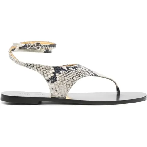 Natürliche Sandalen für Sommeroutfits , Damen, Größe: 37 EU - Paris Texas - Modalova