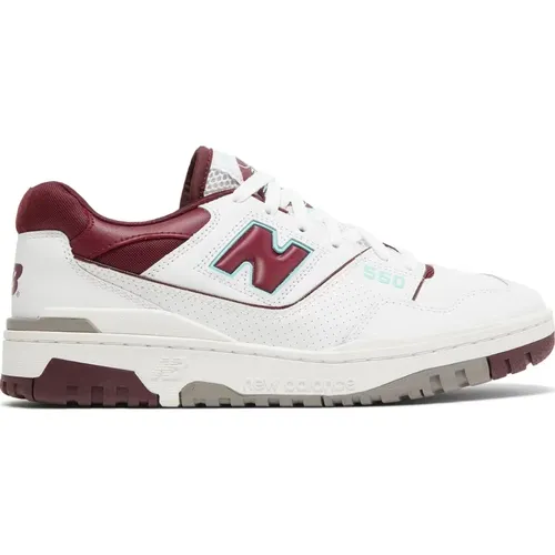 Burgundy Cyan Stylische Sneakers , Herren, Größe: 44 EU - New Balance - Modalova