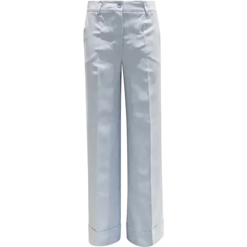 Powder Viscose Raisa24 Pants , female, Sizes: M - P.a.r.o.s.h. - Modalova