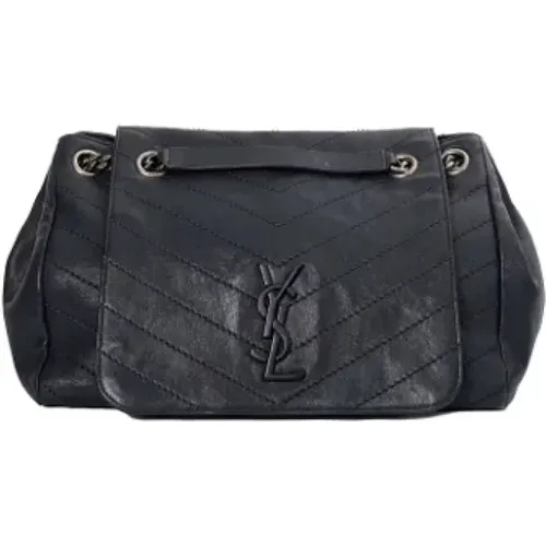 Pre-owned Leather shoulder-bags , female, Sizes: ONE SIZE - Yves Saint Laurent Vintage - Modalova