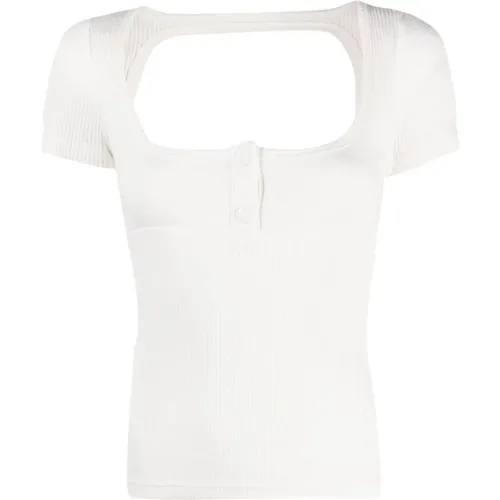 T-Shirts , female, Sizes: L - Courrèges - Modalova
