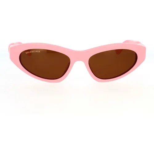 Verdrehte Cat-Eye Sonnenbrille - Balenciaga - Modalova