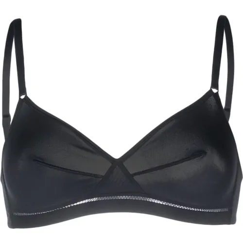 Seidiges Dreieck Bikini Top , Damen, Größe: 90C EU - ERES - Modalova