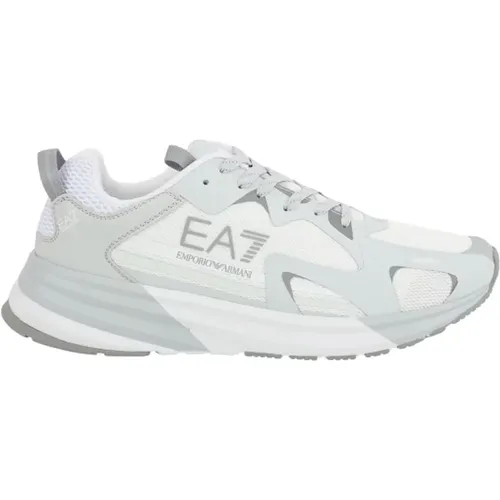 Sneakers , male, Sizes: 11 1/3 UK, 8 2/3 UK, 10 UK - Emporio Armani EA7 - Modalova