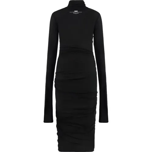 Gedrapes Jersey Kleid - Elisabetta Franchi - Modalova