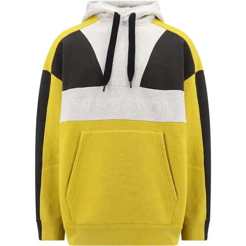 Sweatshirt with Hood and Kangaroo Pocket , male, Sizes: S - Isabel marant - Modalova