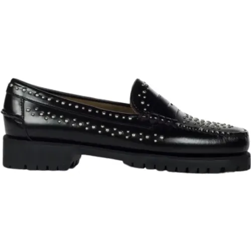 Studded Leder Loafers , Damen, Größe: 37 EU - Sebago - Modalova