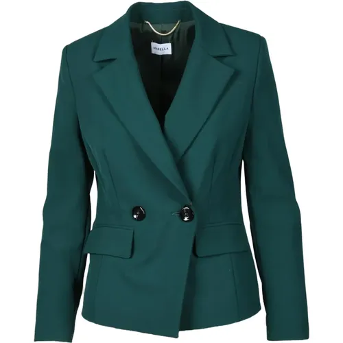 Eleganter Blazer mit Polyester-Mix , Damen, Größe: 2XS - Marella - Modalova