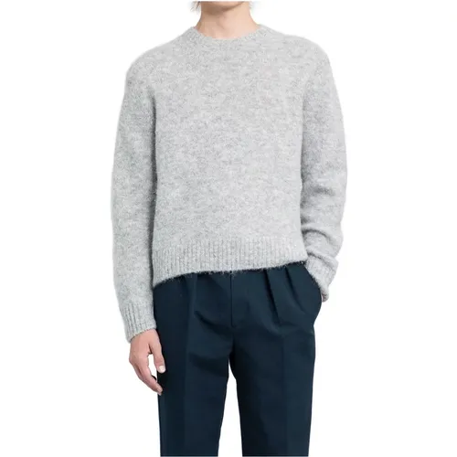 Alpaca Blend Crew Neck Sweater , male, Sizes: L, XL, M - Tom Ford - Modalova