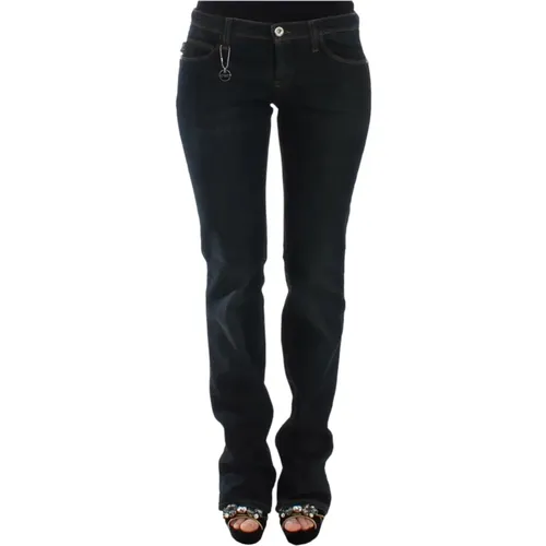 Blaue Slim Fit Denim Freude , Damen, Größe: W25 - Costume National - Modalova