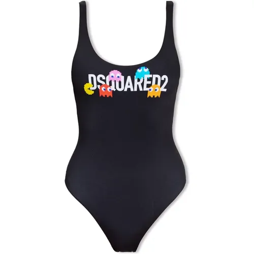 Pac-Man™ x Einteiliger Badeanzug , Damen, Größe: XS - Dsquared2 - Modalova
