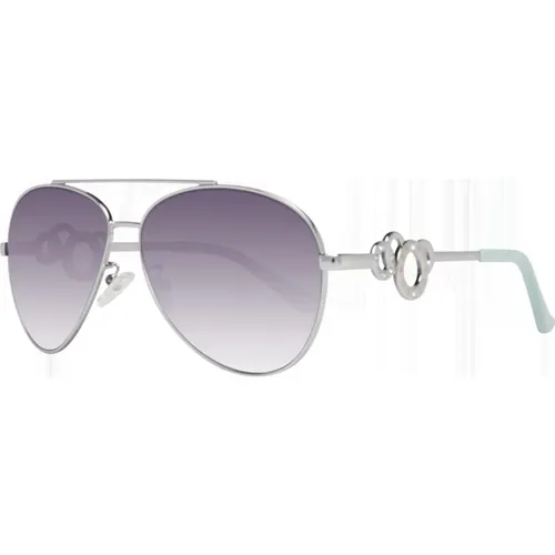 Silver Aviator Sunglasses , female, Sizes: ONE SIZE - Guess - Modalova
