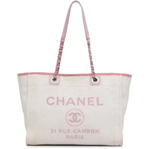 Pre-owned Raffia handbags , female, Sizes: ONE SIZE - Chanel Vintage - Modalova