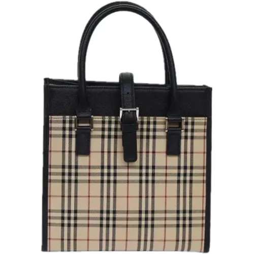 Pre-owned Canvas Handtaschen , Damen, Größe: ONE Size - Burberry Vintage - Modalova