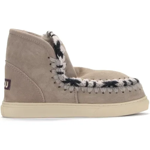 Handgemachter Mini Eskimo Sneaker Grau , Damen, Größe: 36 EU - Mou - Modalova