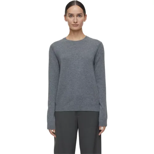 Gris Merino Cashmere Sweater , female, Sizes: M - closed - Modalova