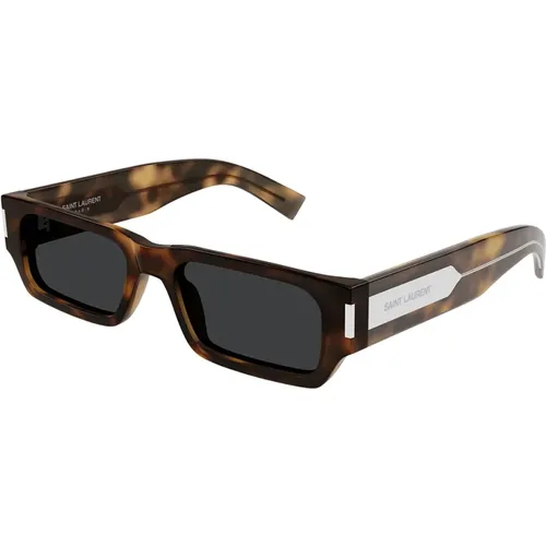 Schmale Rechteckige Sonnenbrille SL 660,Stylische Sonnenbrille SL 660 - Saint Laurent - Modalova