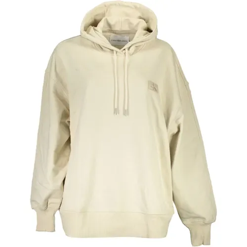 Cotton Hooded Sweater , male, Sizes: L, XL - Calvin Klein - Modalova