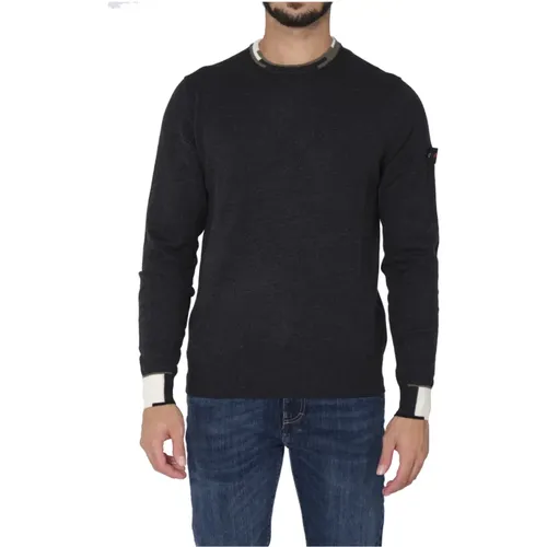Marlon 02 NER Men Sweater , male, Sizes: M, L, XL, 2XL - Peuterey - Modalova
