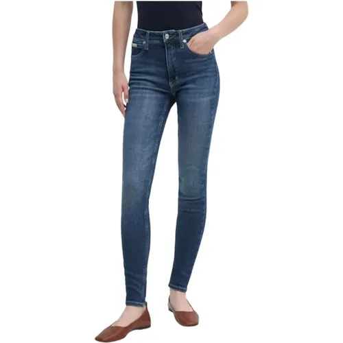 High Rise Skinny Jeans , Damen, Größe: W29 L30 - Calvin Klein - Modalova