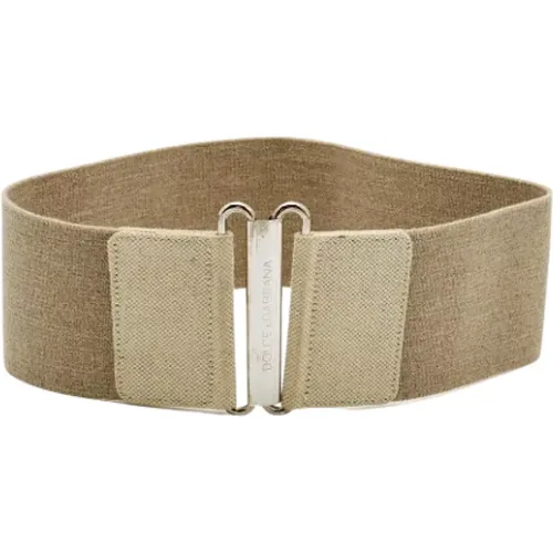 Pre-owned Canvas belts , female, Sizes: ONE SIZE - Dolce & Gabbana Pre-owned - Modalova