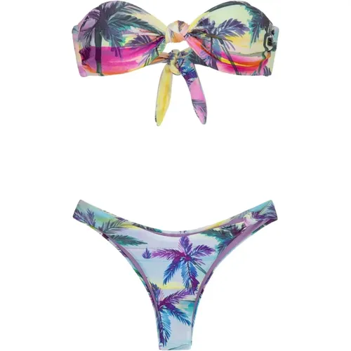 Bikini Bandeau UND Amerikanischer Fester Boden Sundown - F**k - Modalova