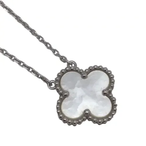 Pre-owned White Gold necklaces , unisex, Sizes: ONE SIZE - Van Cleef & Arpels Pre-owned - Modalova