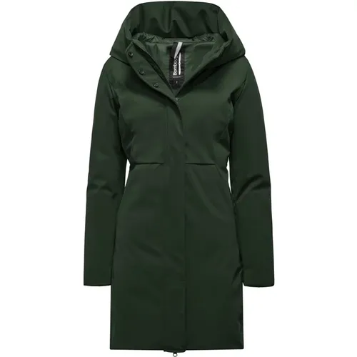 Two Material Parka with Tailored Cut , female, Sizes: XS, M, S - BomBoogie - Modalova
