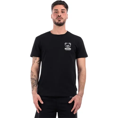 T-Shirts , Herren, Größe: XL - Moschino - Modalova