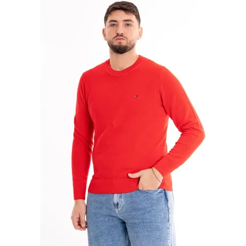 Chain Ridge Crew Neck Sweater - Tommy Hilfiger - Modalova