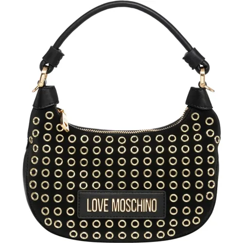 Stylish Hobo Bag with Adjustable Strap , female, Sizes: ONE SIZE - Love Moschino - Modalova