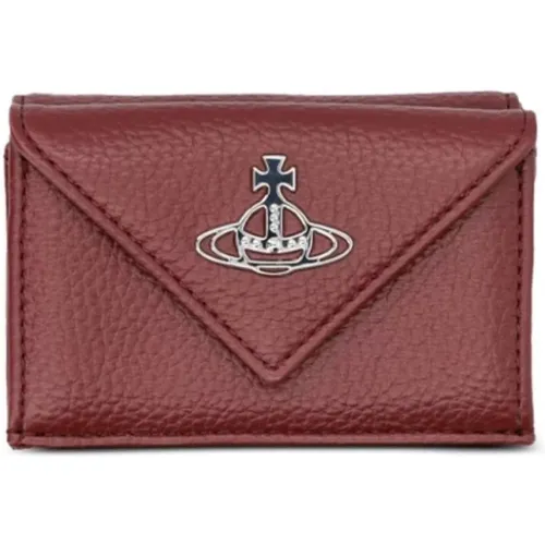 Wallet with Orb Plaque Detail , female, Sizes: ONE SIZE - Vivienne Westwood - Modalova