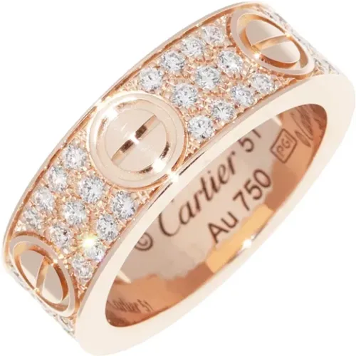 Pre-owned Metal rings , female, Sizes: ONE SIZE - Cartier Vintage - Modalova