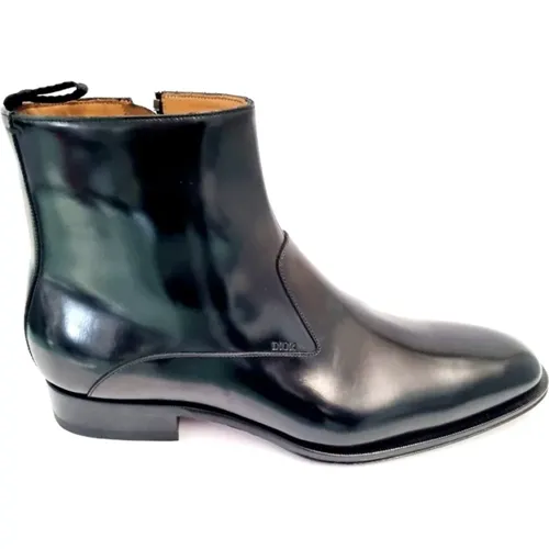 Elegant Leather Boot , male, Sizes: 11 UK, 8 1/2 UK - Dior - Modalova