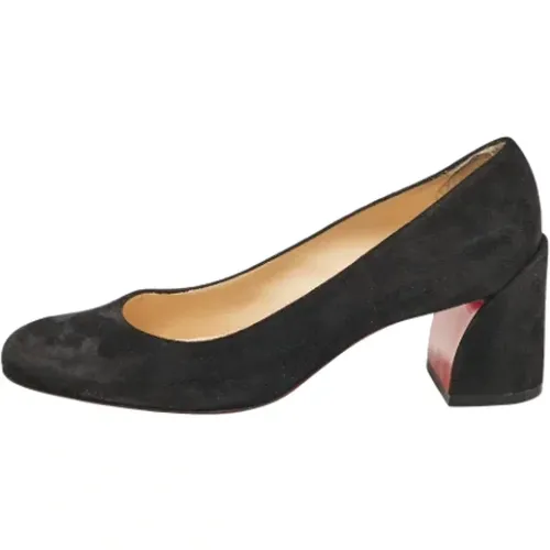 Pre-owned Suede heels , female, Sizes: 3 UK - Christian Louboutin Pre-owned - Modalova