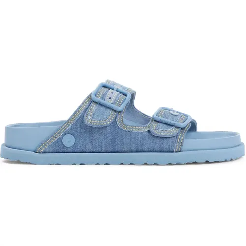 Denim Arizona Sandals , male, Sizes: 11 UK, 8 UK, 9 UK, 10 UK - Birkenstock - Modalova