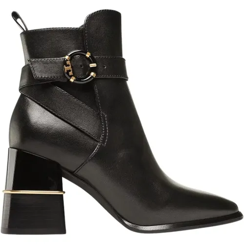 Fashion-Forward Heeled Boots , female, Sizes: 3 1/2 UK - TORY BURCH - Modalova