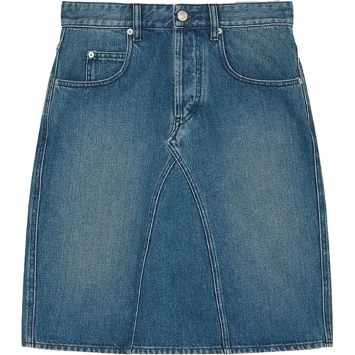 Denim Midi Skirt , female, Sizes: S, XS - Isabel Marant Étoile - Modalova