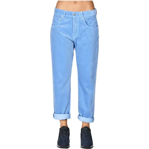 Hellblaue Wide Fit Jeans Aspesi - Aspesi - Modalova