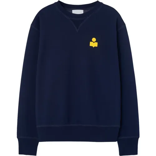Navy Logo Sweater , male, Sizes: M, XL - Isabel marant - Modalova