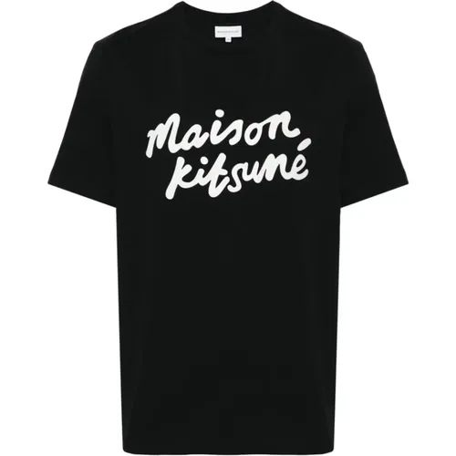 T-Shirts , male, Sizes: L, M, S - Maison Kitsuné - Modalova