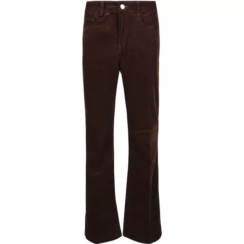Bootcut Slit Jeans , female, Sizes: W26 - Frame - Modalova