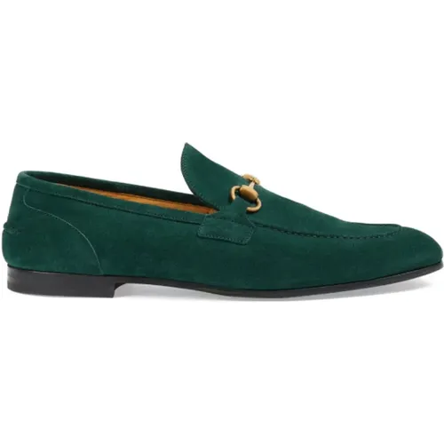 Jordaan Wildleder-Loafers , Herren, Größe: 41 EU - Gucci - Modalova