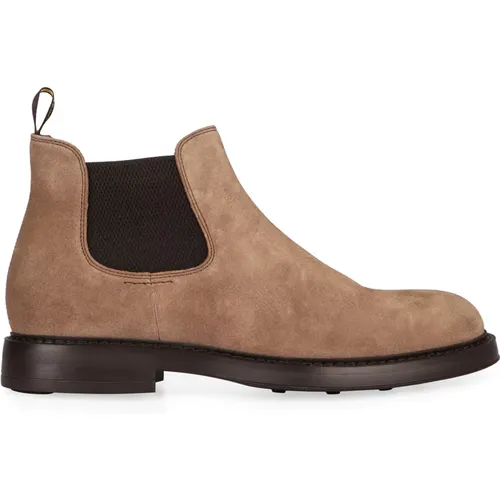 Klassische Wildleder Chelsea Boots , Herren, Größe: 40 EU - Doucal's - Modalova