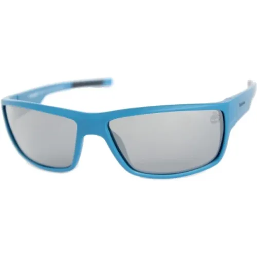 Blaue Plastik Unisex Sonnenbrille - Timberland - Modalova