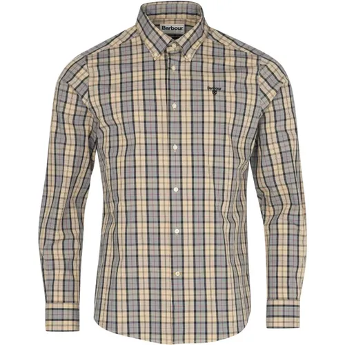 Tartan Moray Tailored Shirt , male, Sizes: XL, L - Barbour - Modalova