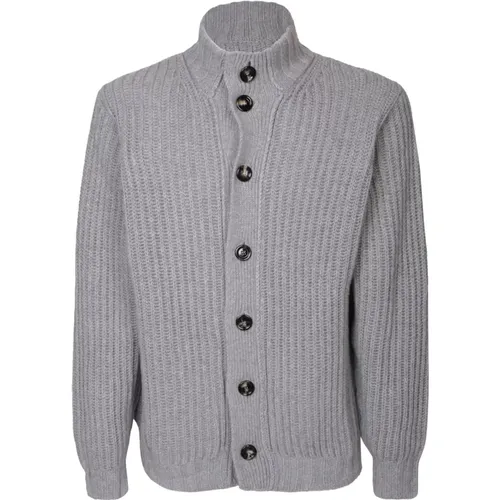 Men's Clothing Sweater Grey Aw23 , male, Sizes: 2XL, L, 3XL, XL - Dell'oglio - Modalova