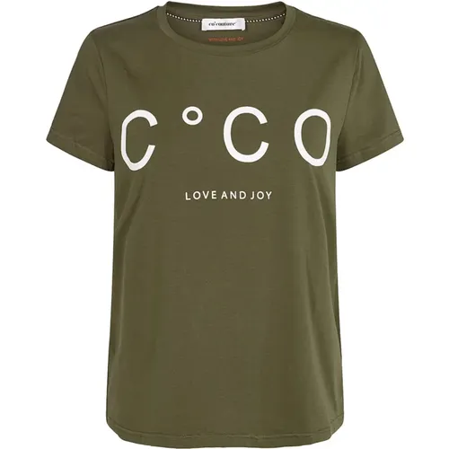 Army Signature T-Shirt , female, Sizes: XS - Co'Couture - Modalova